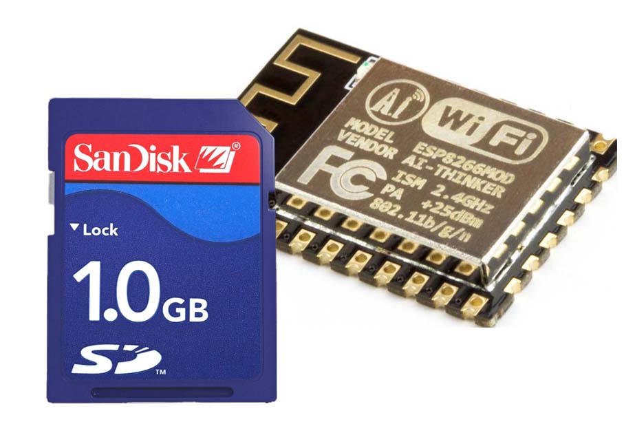 ESP8266 + SD-карта или WI-FI флешка для 3D-принтера